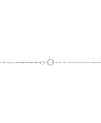 Diamond Necklace (1/2 ct. t.w.) in 10k White Gold