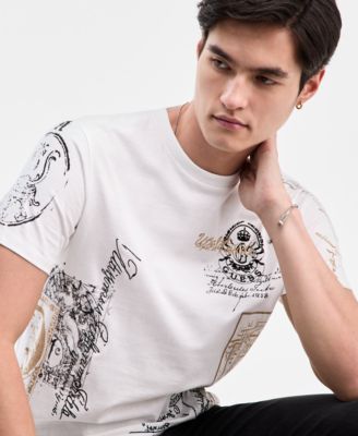Men's 1981 Postage Embroidered & Print T-Shirt