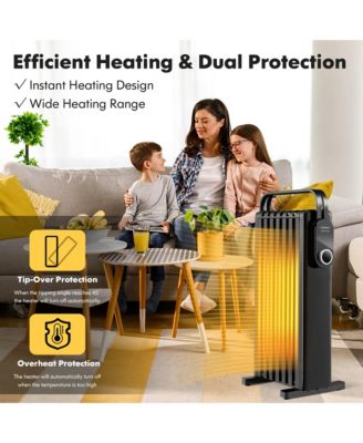 1500W Electric Space Heater Oil Filled Radiator Heater