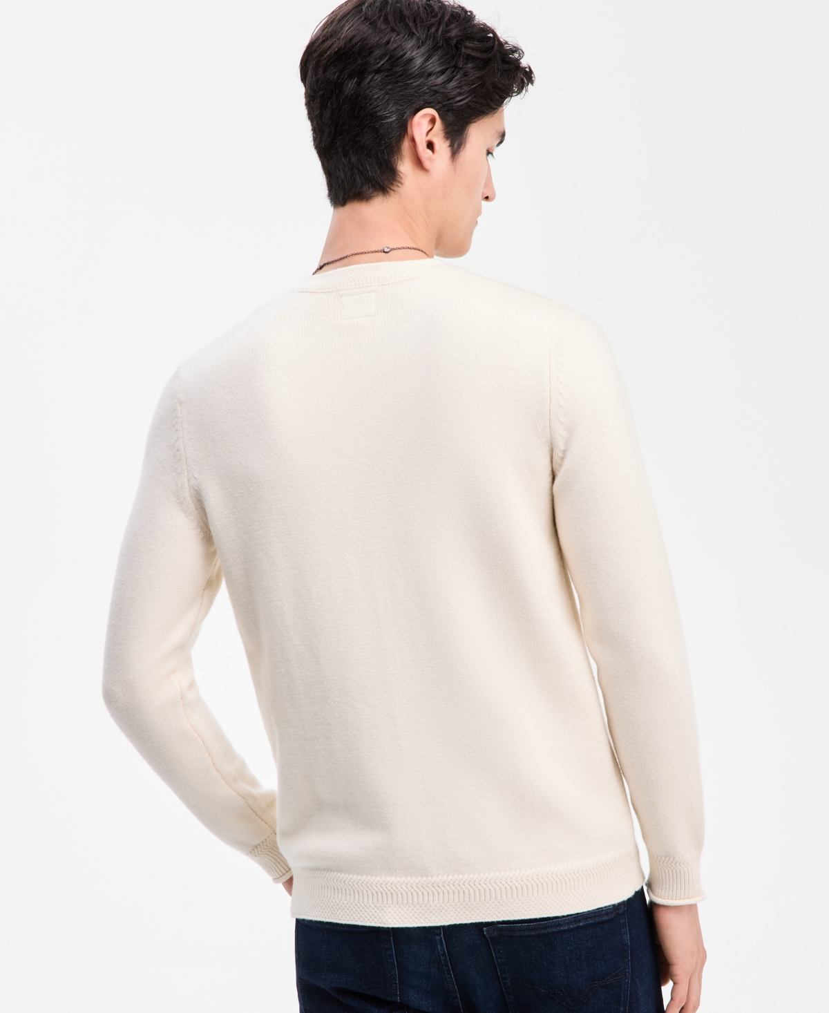 Guess Men's 3D Logo Crewneck Sweater