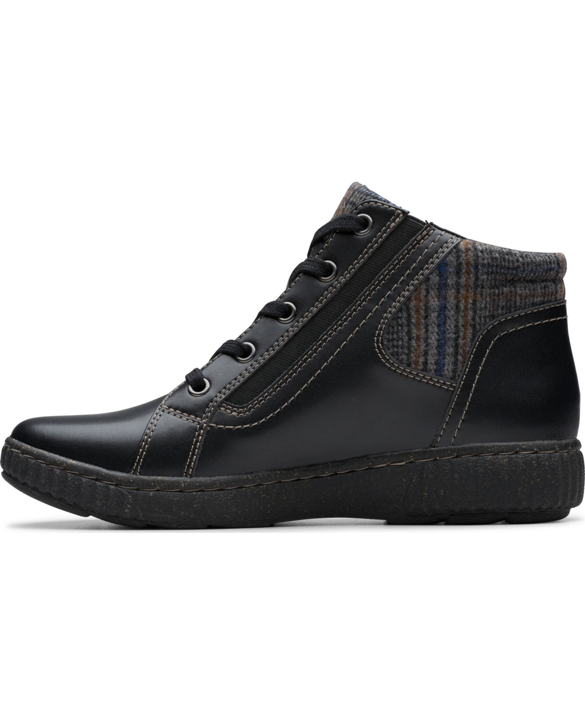 Clarks ® Caroline Spice Sneaker Boot In Black