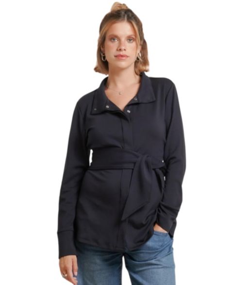 Женские куртки NOM Maternity Maternity Allyson Nursing Lounge Jacket