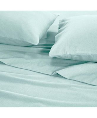 Paisley or Solid Flannel Cotton Deep Pocket Sheet Set