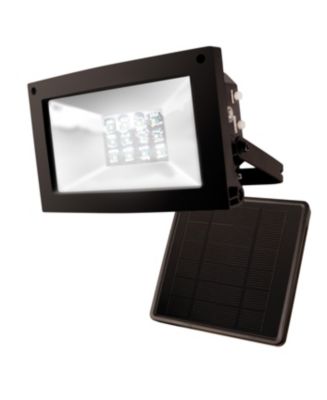 MAXSA Innovations Solar-Powered Dusk To Dawn Flood Light - Macy's