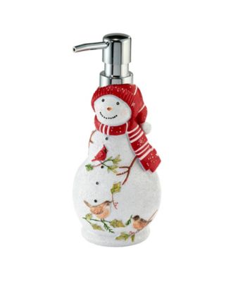 Holiday Cheer Resin Lotion Pump and 2-Pc. Cotton Fingertip Towel Set