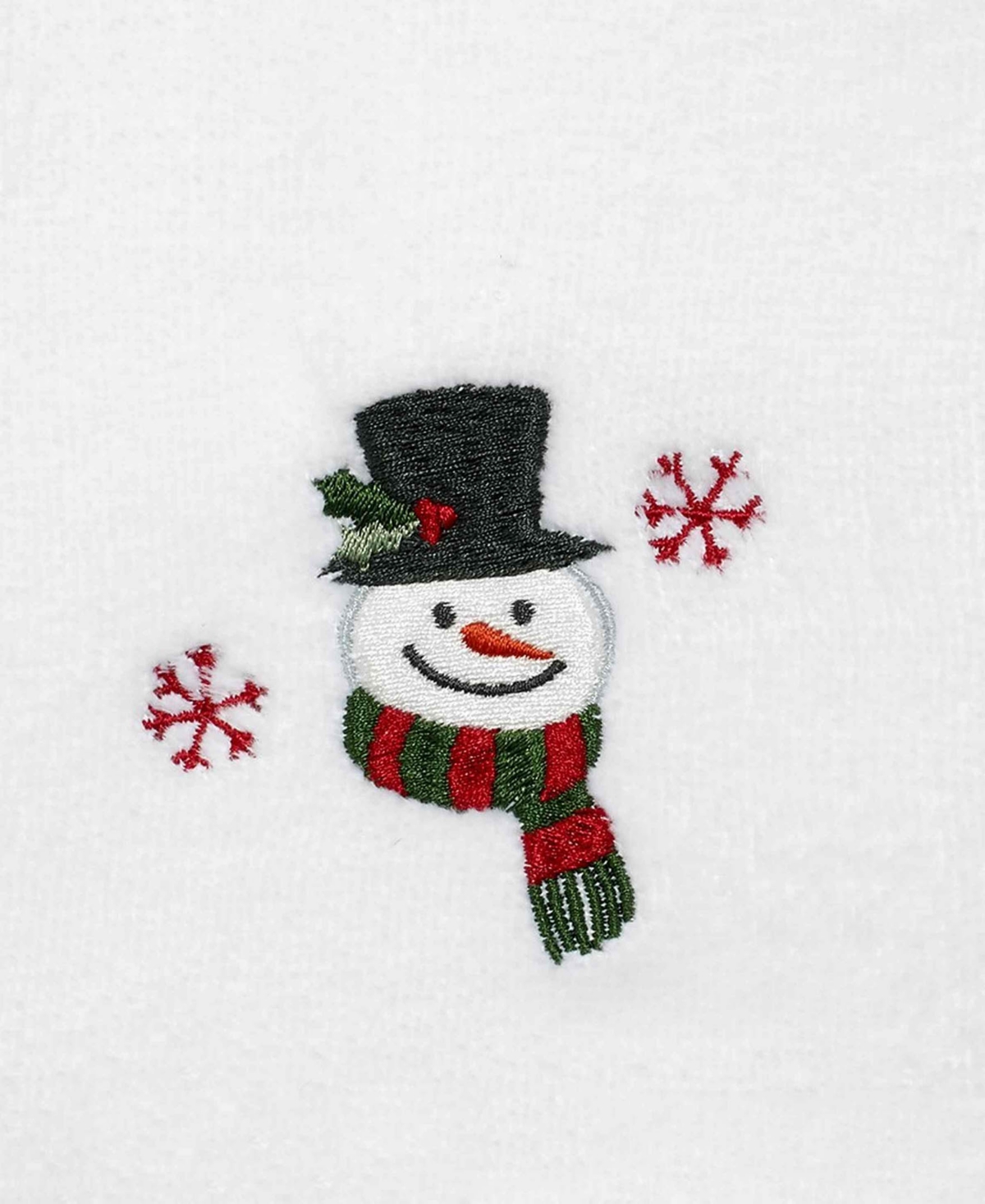 Avanti Winter Snowman Cotton 4-Pc. Fingertip Towel Set, 18" x 11"
