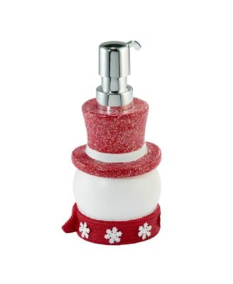 Candy Snowman Resin Lotion Pump