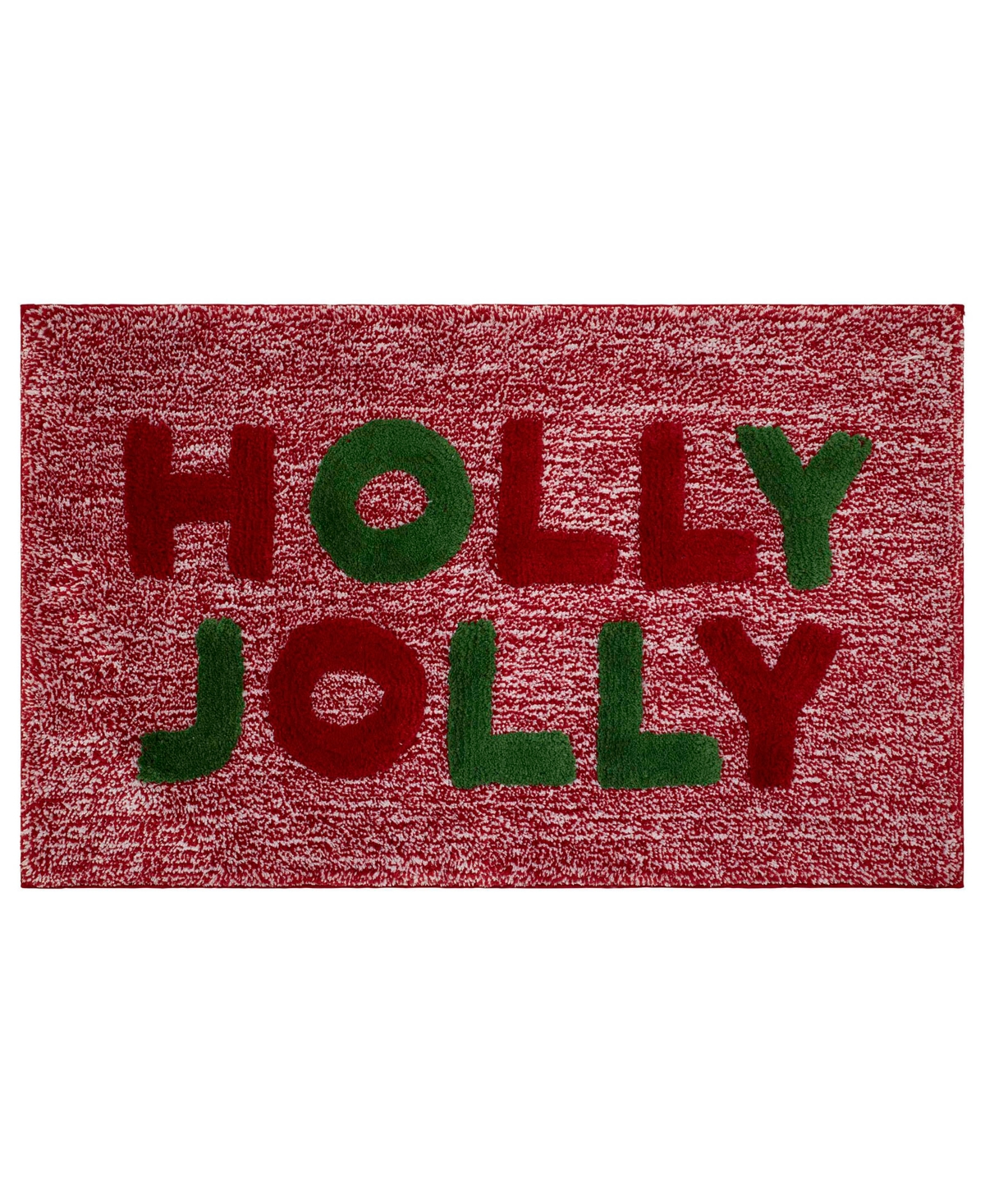 Avanti Holly Jolly Polyester Bath Rug, 20" X 32" In Multi