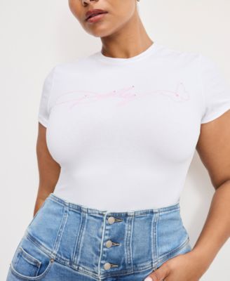 Women's Dolly Joleans Corset Flare Jeans, Regular & Plus Size