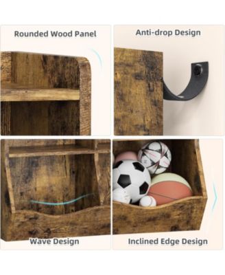 3-Tier Toy Storage Organizer for Kids - Sturdy MDF Bookshelf with 7 Spacious Bins, Multi-Functional Kids Bookcase for Bedroom,Playroom & Nurser