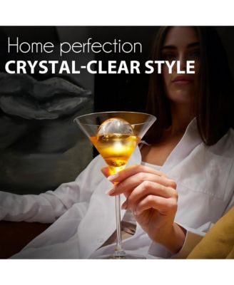 4 Silicone Sphere Ice Mold Tray Ice Ball Maker with Insulated Bucket