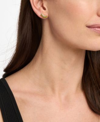 Gold-Tone Stud Earrings