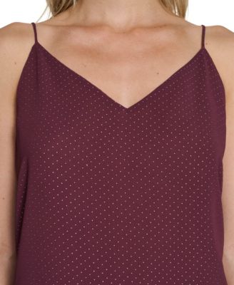 Women's Metallic Dot Camisole