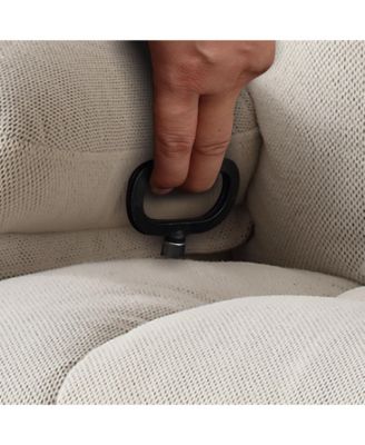 Power Lift Recliner Chair with Heat and Massage Electric Fabric Recliner Chair for Elderly