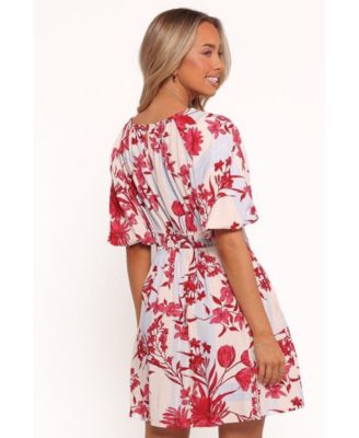 Simmons Mini Dress - Fuchsia Floral