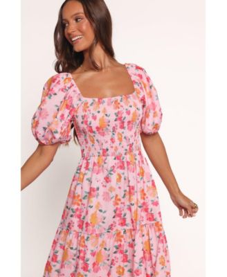 Women's Soliel Midi Dress - Pink Floral