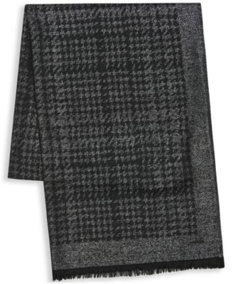 Women's Tweed Pattern Lurex Wrap