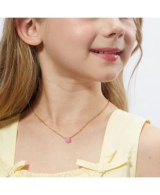 Petit Cupcake Necklace in Rose