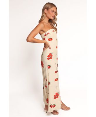 Women's Adela Maxi Dress - Tomato Print