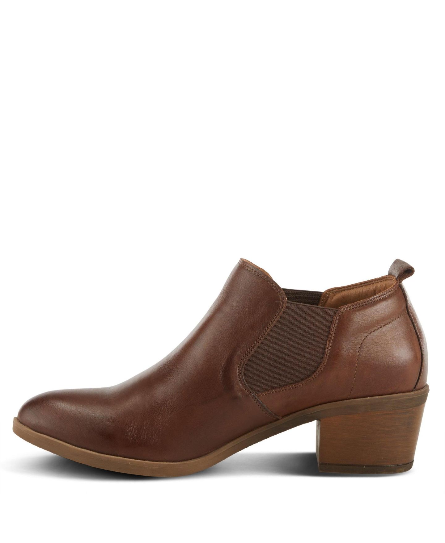 Женские ботинки Spring Step Phaedra Shootie Slip-On Leather with Upper, цвет: Коричневый — фото 2