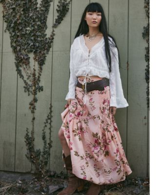 Sweet Love Bell Sleeves Blouse