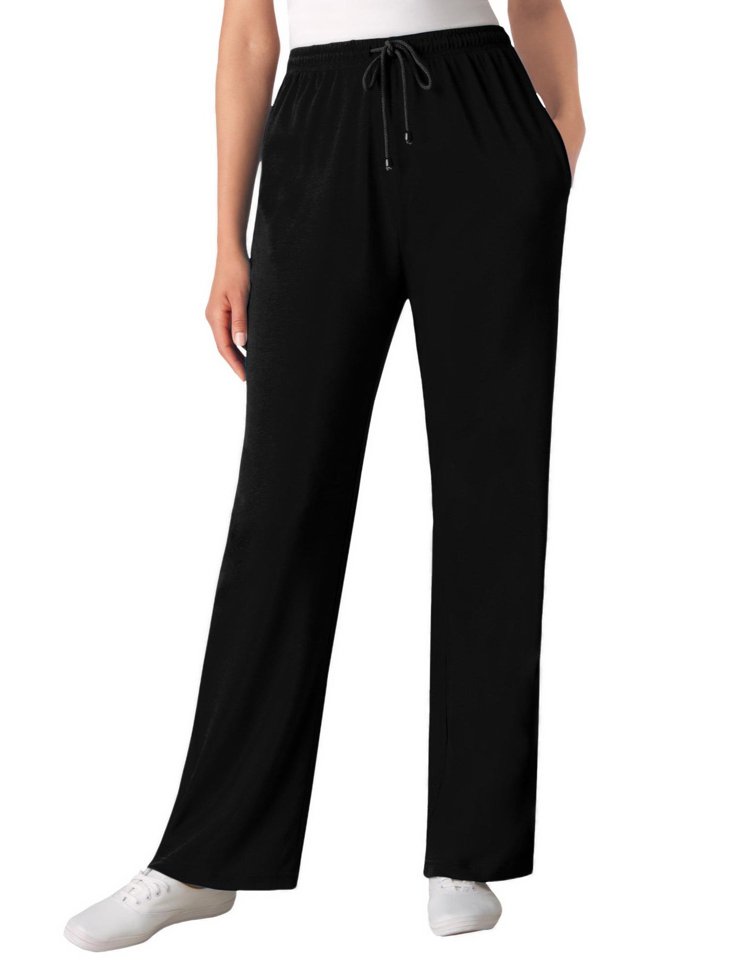 Women's Within Tall Sport Knit Straight Leg Elastic Pant