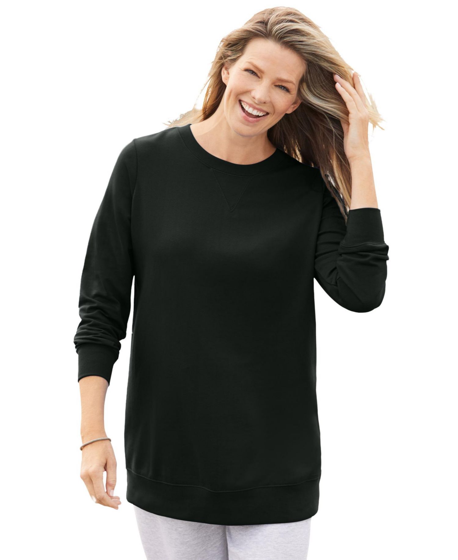Women's Within Crewneck Fleece Sweatshirt