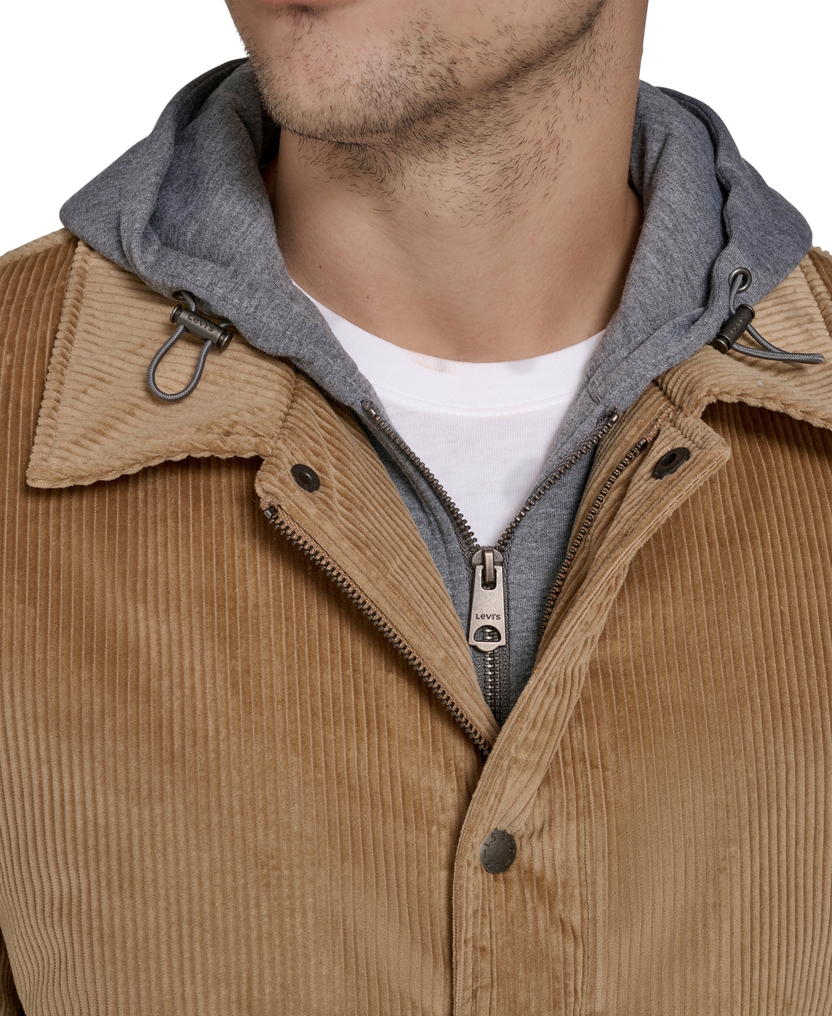 Levi's Men's Corduroy Coaches Jacket In Brown