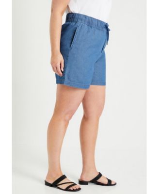 June + Vie Women's June + Vie Denim Bermuda Shorts