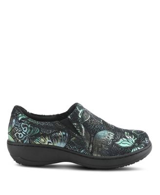Professional Winfrey-Flutter Printed Slip-On Shoe with Removable Insole and Skid-Resistant Sole