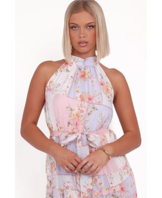 Women's Caroline Maxi Halter Dress - Multi Floral
