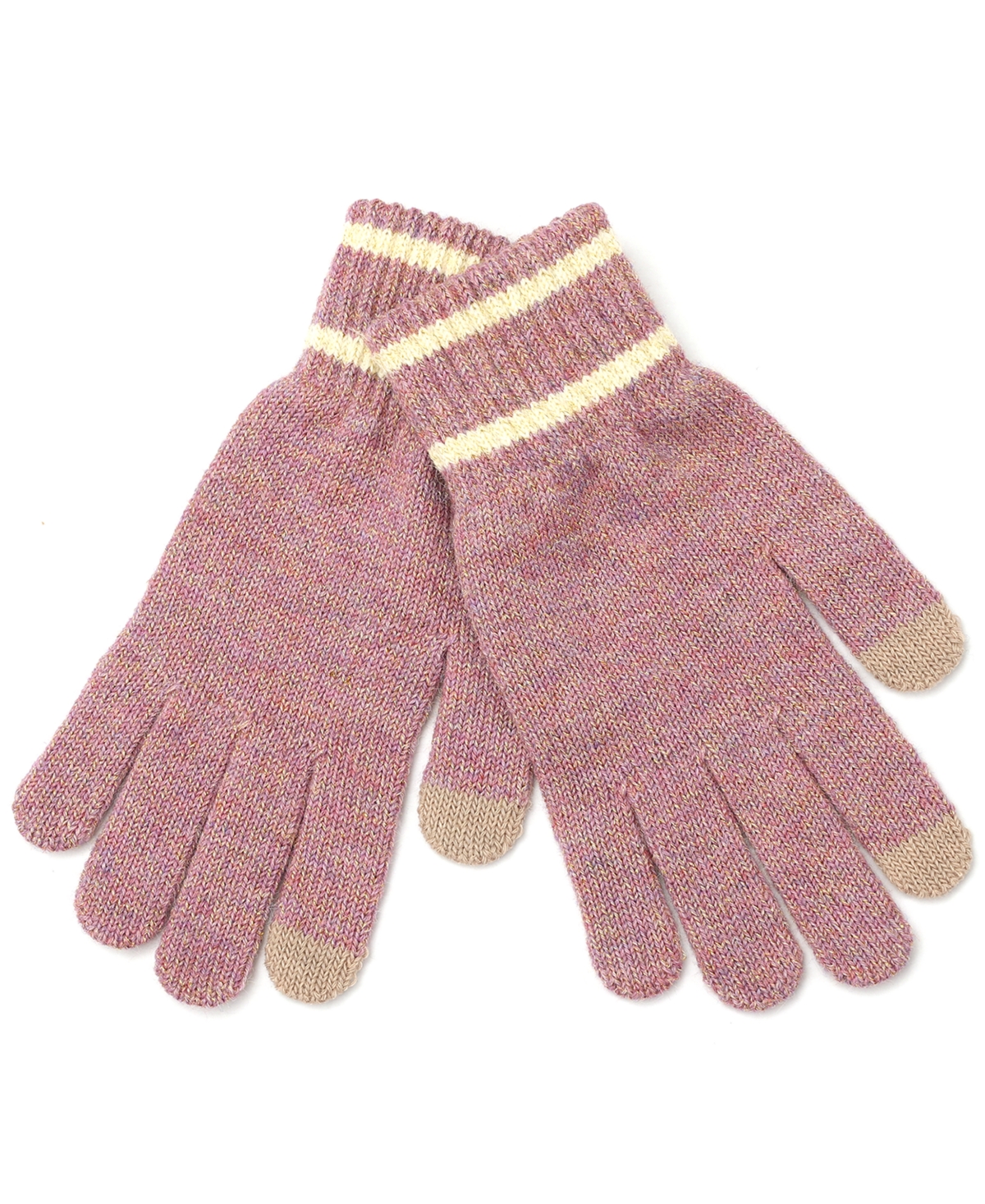 Hunter Metallic Rib Logo Cuff Beanie And Gloves Boxed Gift Set In Pink