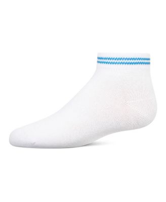 Big Girls Ziggy Double Ring Cotton Blend Anklet Sock