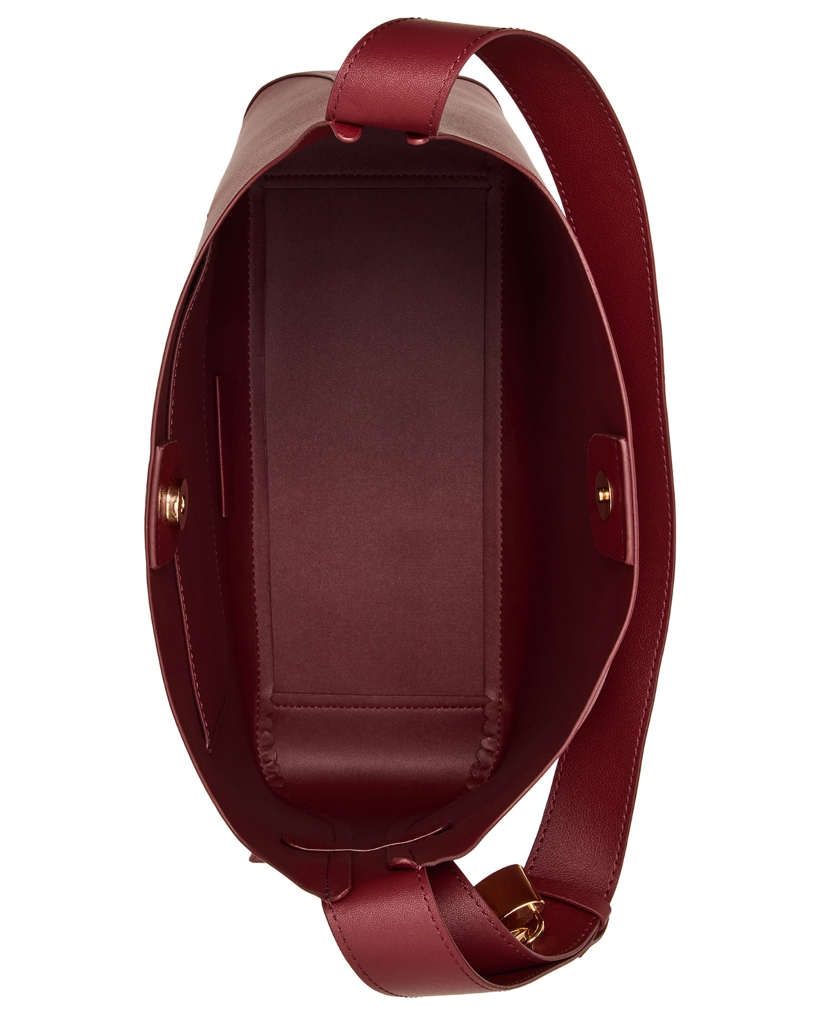 Anne Klein Medium Hobo Tote Bag In Burgundy