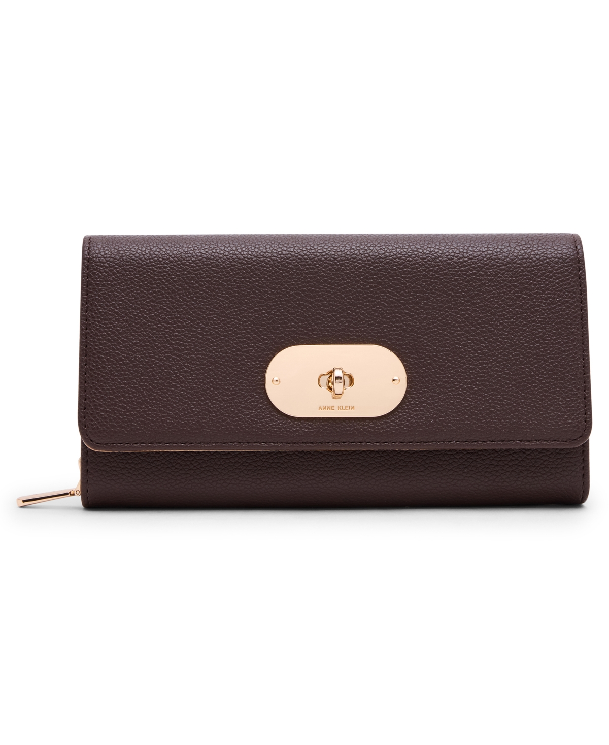 Anne Klein Continental Wallet In Brown