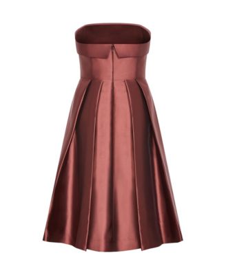 Plus Size Tiffany Strapless Midi Dress