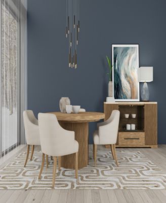 Frandlyn 5-Pc. Dining Set (Round Table + 4 Host Chairs)