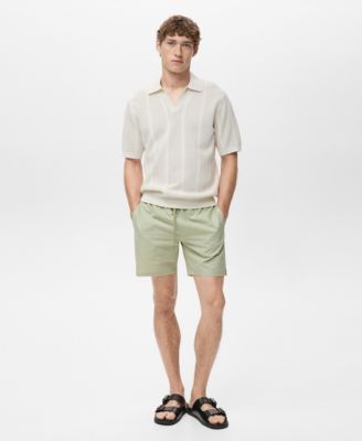 Men's Seersucker Swimming Trunks