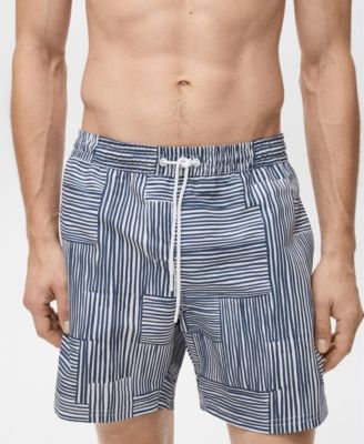 Men's Multi-Striped Swimsuit