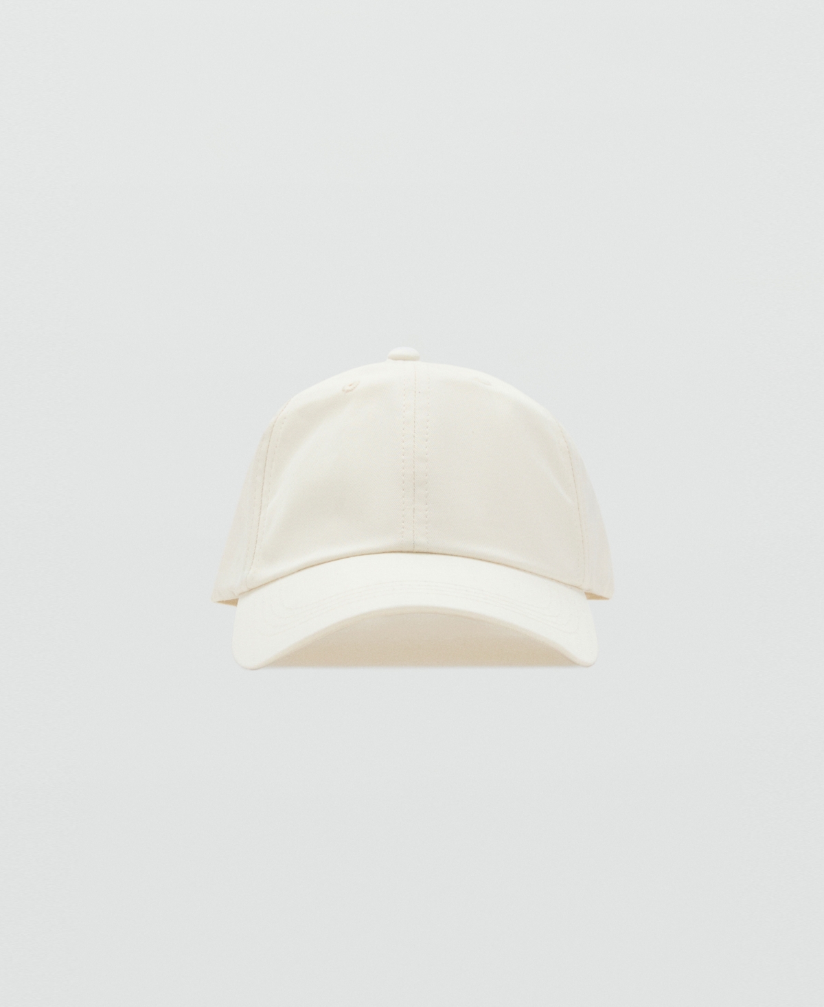 Mango Men's Cotton Visor Hat In White