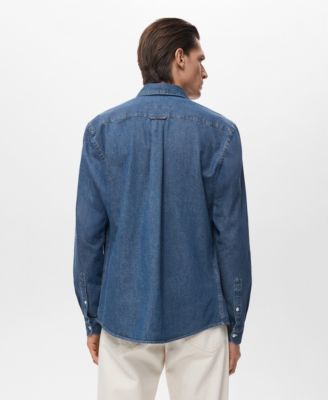 Men's Regular Fit Denim Shirt