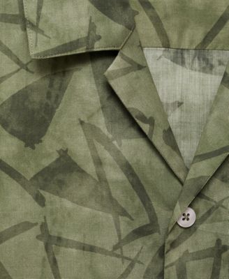 Men's Printed Bowling Shirt