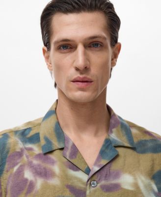 Men's Printed Short-Sleeved Shirt