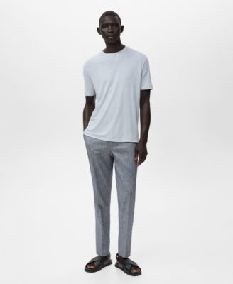 Men's Linen Slim-Fit T-Shirt