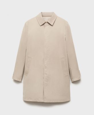 Men's Classic Water-Repellent Trench Coat