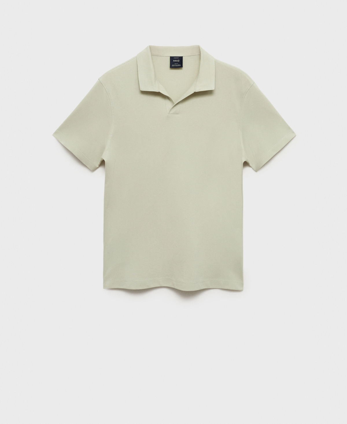 Mango Men's Cotton Pique Polo Shirt In Green