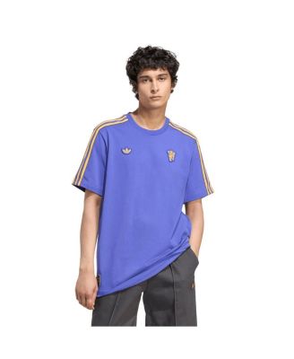 adidas - Men's Purple Manchester United Terrace Icons T-Shirt