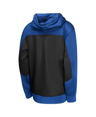 Big Boys and Girls Blue/Black Orlando Magic Authentic On-Court Showtime Performance Full-Zip Hoodie