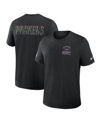 Nike - Men's Black Green Bay Packers 2025 NFL Crucial Catch Tri-Blend Dri-FIT T-Shirt
