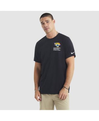 Nike - Men's Black Jacksonville Jaguars 2025 NFL Crucial Catch Tri-Blend Dri-FIT T-Shirt